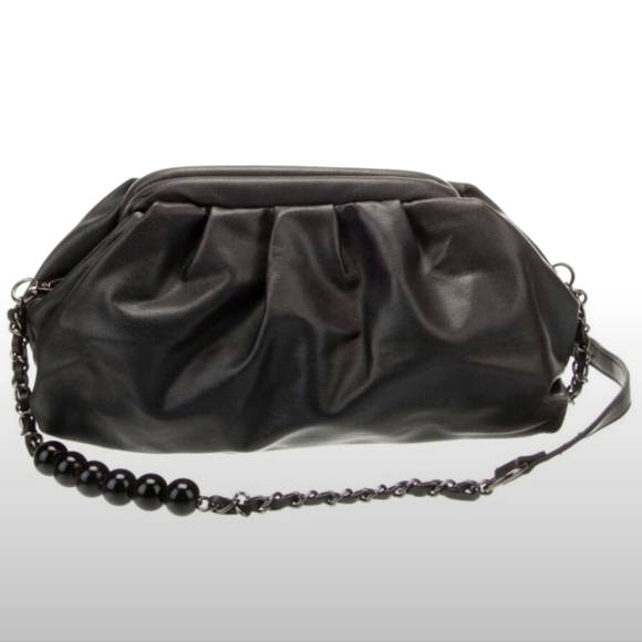 NWT Badgley Mischka Hinge Closure Clutch/Strap Bag - Picture 11 of 13